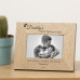 Daddys first fathers day Wood Photo Frame